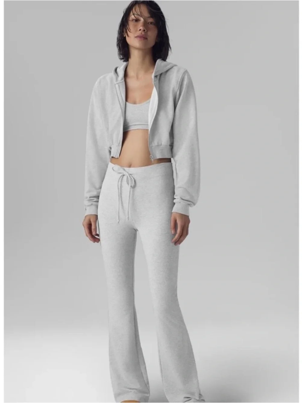 Alo grey sway bootcut sweatpants xs